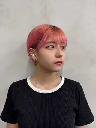 ショート 似合わせカット/ ハイトーン/aoiのヘアスタイル