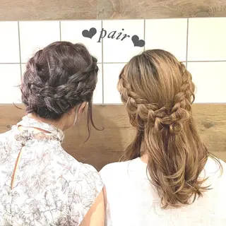 ロング ヘアアレンジ 💖透明感カラー💖 坂本万由子のヘアスタイル