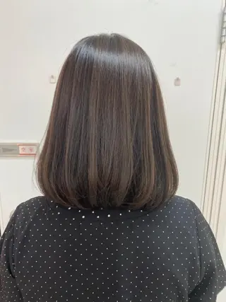 ショート カラー ヘアアレンジ ナカジ🌸ロブ/ボブ /前髪🌸のヘアスタイル