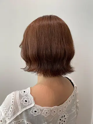 ショート カラー gotoday　shaire　saron所属・miu. ボブ/透け感カラーのヘアスタイル