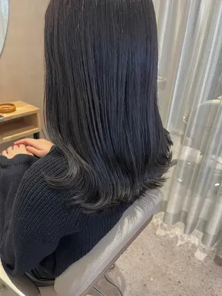 セミロング カラー SALOWIN京都河原町suite店所属・うる艶カラー／ 髪質改善／arisaのヘアスタイル