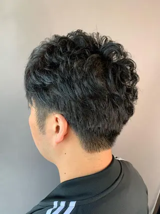 パーマ メンズ 福森 みずきのヘアスタイル
