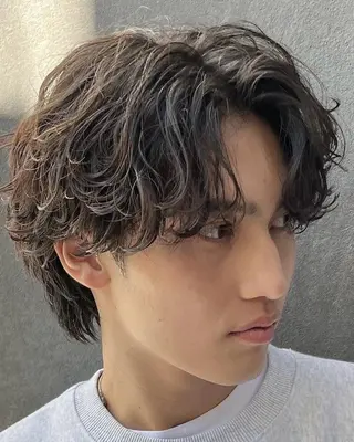 パーマ メンズ 名古屋メンズカラー 特化小林我修のヘアスタイル