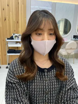 顔周り/透明感カラー /韓国ヘア/TAKUのヘアスタイル