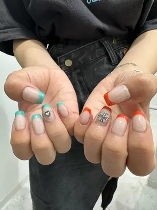 ネイル 個性派ネイル 🌼 ハルカ ♡のマツエク・マツパデザイン