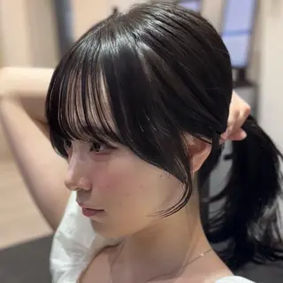 ミディアム i.Shinsaibashi所属・小顔顔周りカット/ ヘアアレンジ/ほのかのヘアスタイル