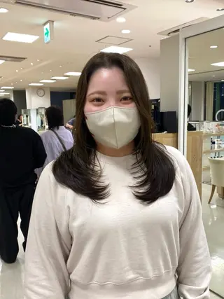 ミディアム 銀座/ハイライト特化 🌿ブリーチ/片山のヘアスタイル