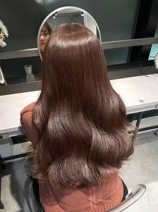 ロング カラー Qin shaire salon 原宿店所属・髪質改善/透明感カラ ー/Atsukoのヘアスタイル