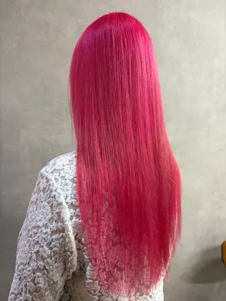 ロング カラー トウダ リリカのヘアスタイル