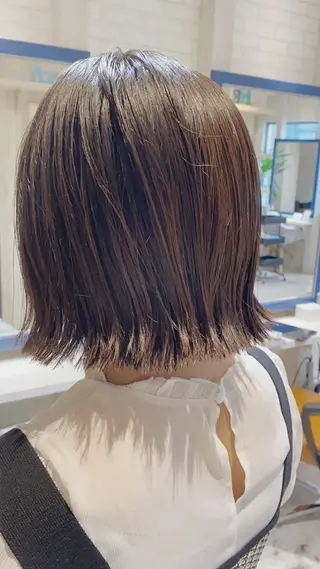 ミディアム 小島あゆ美/髪質改善 /縮毛矯正/ケラコラのヘアスタイル