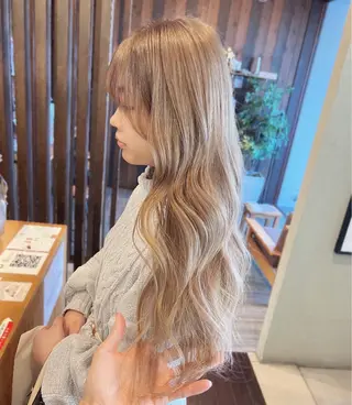 ロング カラー 具志 正太のヘアスタイル