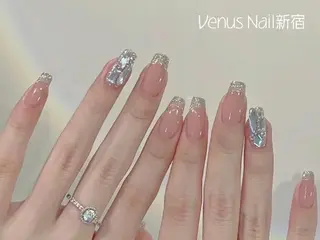 ロング Venus Nail 長さ出し専門店のネイルデザイン