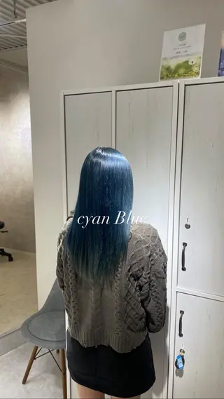 ロング カラー 縮毛矯正とレイヤー /杉村凜汰郎のヘアスタイル