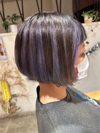 ショート ブルー所属・岩野 有紗のヘアスタイル