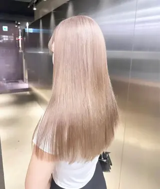 ロング 名古屋栄♡PELE/ ブリーチ/ハイトーンのヘアスタイル