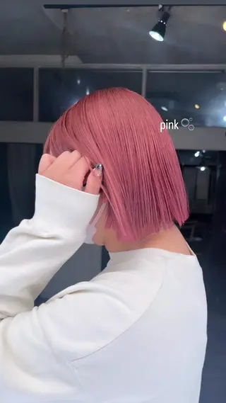 ミディアム カラー 心斎橋美容室 Junのヘアスタイル