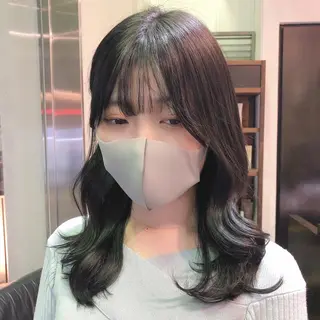 ミディアム カラー SALOWIN並木所属・韓国ヘア🇰🇷 有田裕也のヘアスタイル