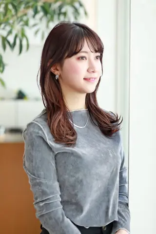 ロング 中西 優吾のヘアスタイル