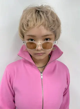 ショート カラー パーマ 小山内 一馬のヘアスタイル