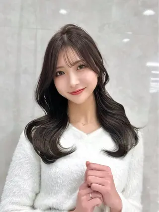 ロング カラー MAEUL luna所属・前髪顔周り/レイヤー 韓国/桔川恒のヘアスタイル