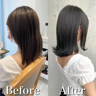ミディアム ボブ& 髪質改善FUMIYAのヘアスタイル