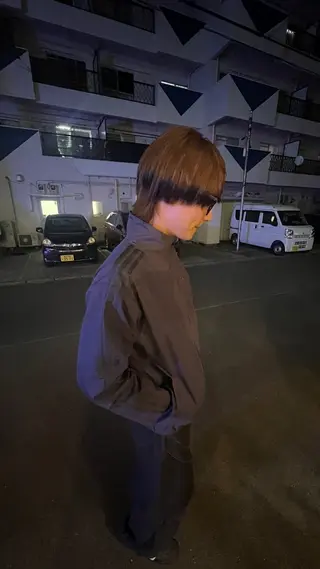 カラー メンズ 米山 すずののヘアスタイル