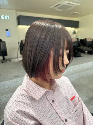 ミディアム Wカラー/暖色/べ ージュりく©︎🐝のヘアスタイル