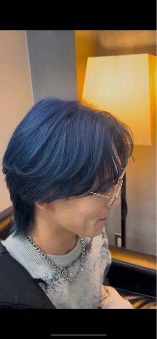 カラー パーマ メンズ Men's BIRTH by happiness 梅田中崎町店所属・RISA/大阪 /メンズ専門美容師のヘアスタイル