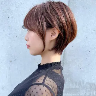 ショート happiness西大寺店所属・ショートショートボブ うるはのヘアスタイル