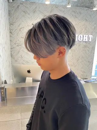 ミディアム カラー メンズ 🎗秋山勇 /三宮指名No.1のヘアスタイル