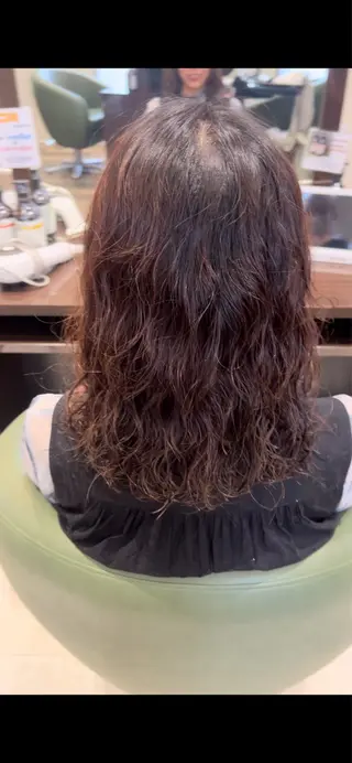 パーマ 北島 遥香🫧インナ ー /ベージュカラーのヘアスタイル