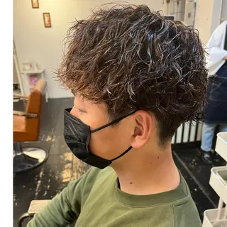 パーマ メンズ bijou chiharuのヘアスタイル