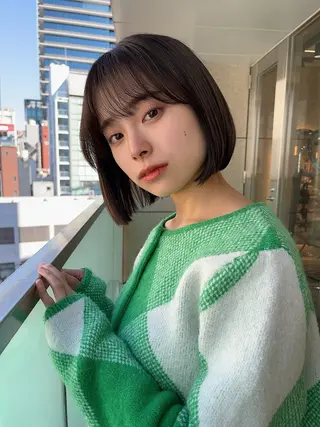 ショート カラー 大人美人ショート 杉浦主馬のヘアスタイル