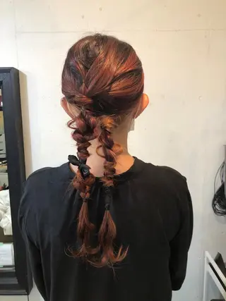 ロング ヘアアレンジ デザインカット🎨 ボブ🫟おざきのヘアスタイル