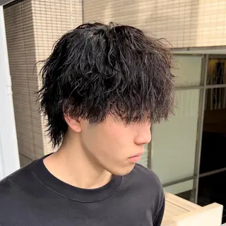 ショート パーマ メンズ 【メンズ特化美容師】 🐍NAO🐍のヘアスタイル