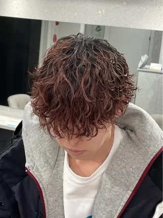 パーマ メンズ メンズスタイリスト✨ 助川龍哉のヘアスタイル