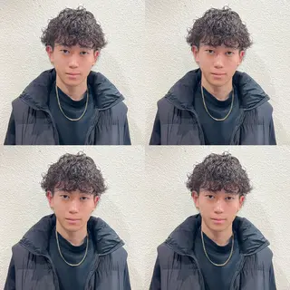 パーマ メンズ 茅ヶ崎パーマ特化/ スパイラル/ハルキのヘアスタイル