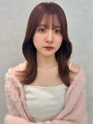 ミディアム 顔周り🇰🇷韓国 レイヤー/いづみ💞のヘアスタイル