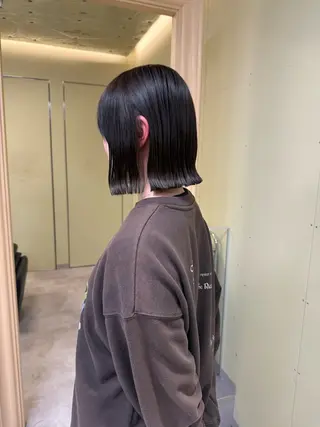 ショート カラー 伶風/デザインカット /ボブ/透明感カラーのヘアスタイル