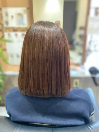セミロング 横手 亜紀のヘアスタイル
