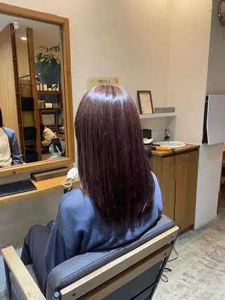 セミロング NARISA カットモデル募集中のヘアスタイル
