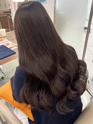 ロング カラー 夏休み限定クーポン シールエクステ💖のヘアスタイル