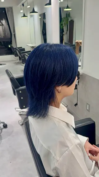 カラー ciera. アオイのヘアスタイル