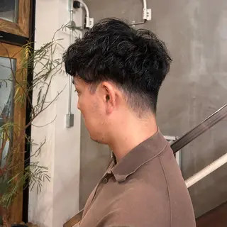 パーマ メンズ MASHU所属・デザインカラー /北堀江/リノのヘアスタイル