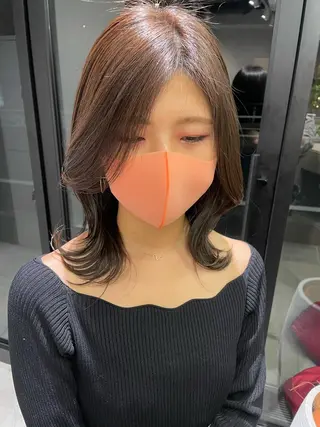 ミディアム 銀座／レイヤーカット 🤍内野すみれのヘアスタイル