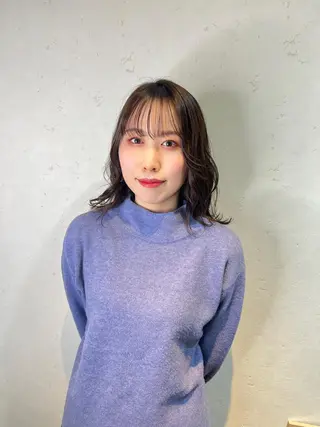 ミディアム ヘアアレンジ 人見知りさんでも安心 奥田 里佳子のヘアスタイル