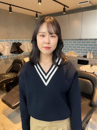 ミディアム 🐰ほのか /透明感カラーのヘアスタイル