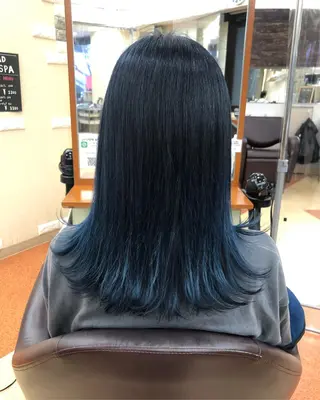 セミロング カラー 【ニュアンスカラー・ 髪質改善】スズキカナのヘアスタイル