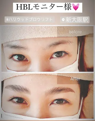 ショート カラー パーマ ヘアアレンジ メンズ キッズ ネイル マツエク・マツパ 🌈Gemini 新大阪🌈の眉毛・アイブロウイメージ