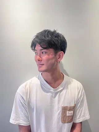 パーマ メンズ -さたけ たつき-のヘアスタイル